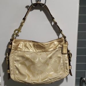 Gold Coach purse
